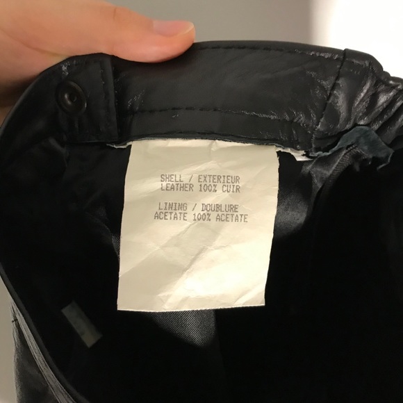 1980’s vintage Impromptu real leather pencil skirt - Picture 6 of 7